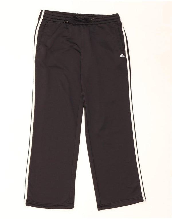 Pantaloni da tuta da donna Adidas UK 16/18 Large Nero Poliestere