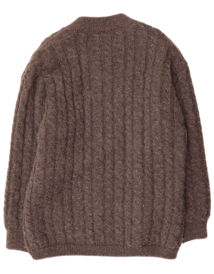 Giubbotto bomber in maglia da uomo Jockey IT 54 2XL Lana grigia