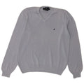Maglione da donna con scollo a V Brooksfield IT 48 XL cotone blu