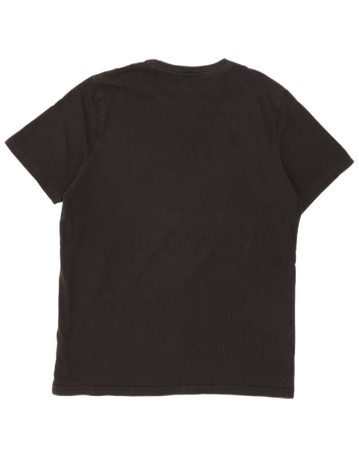 T-shirt grafica da donna Puma UK 14 Medium Black Cotton