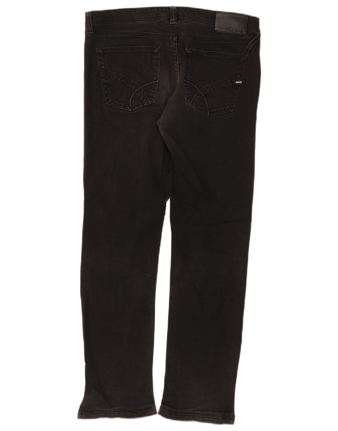 Jeans Albert Slim da donna Gas W33 L28 cotone nero