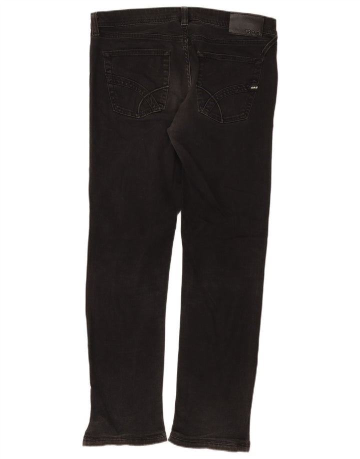 Jeans Albert Slim da donna Gas W33 L28 cotone nero