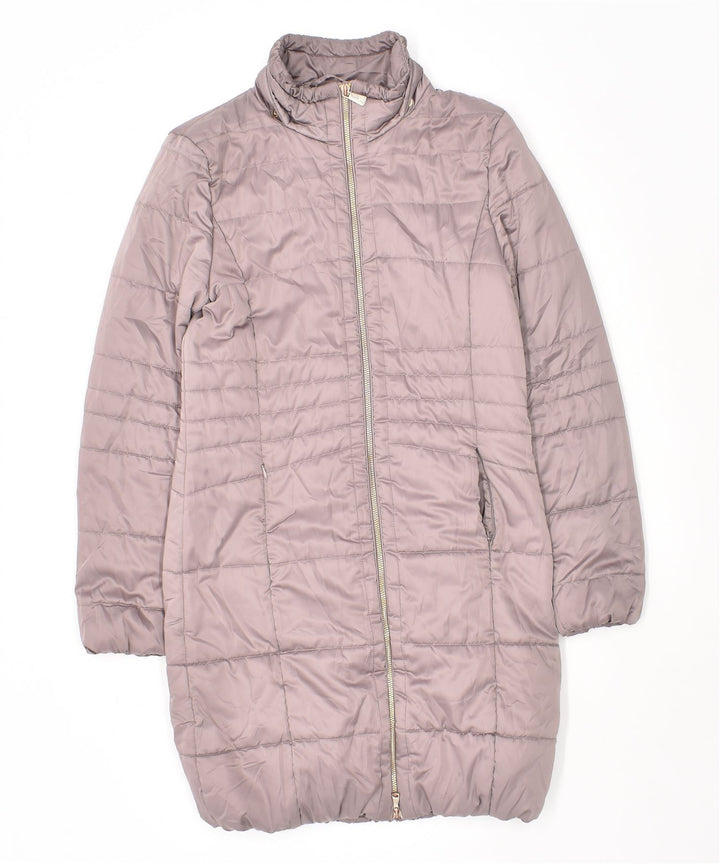 TRUSSARDI Womens Padded Coat IT 38 XS Purple Polyester | Vintage | Thrift | Second-Hand | Used Clothing | Messina Hembry 