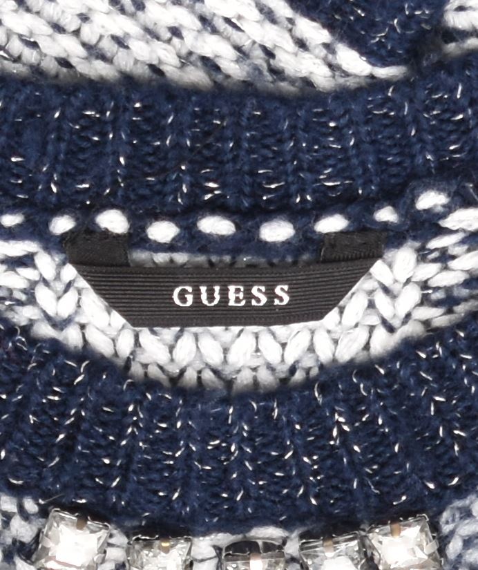 GUESS Girls Crew Neck Jumper Sweater 5-6 Years Multicoloured Acrylic | Vintage | Thrift | Second-Hand | Used Clothing | Messina Hembry 