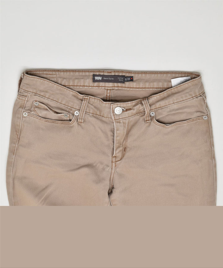 LEVI'S Womens Mid Rise Skinny Casual Trousers US 6 Medium W31 L28 Beige | Vintage | Thrift | Second-Hand | Used Clothing | Messina Hembry 