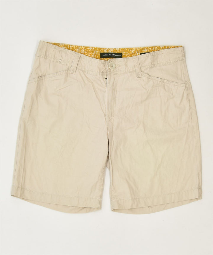 EDDIE BAUER Womens Casual Shorts W30 Medium Beige Cotton Classic | Vintage | Thrift | Second-Hand | Used Clothing | Messina Hembry 
