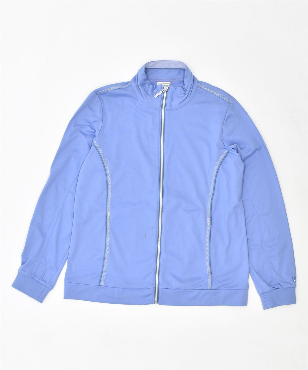 CHAMPION Womens Easy Fit Tracksuit Top Jacket UK 14 Medium Purple | Vintage | Thrift | Second-Hand | Used Clothing | Messina Hembry 