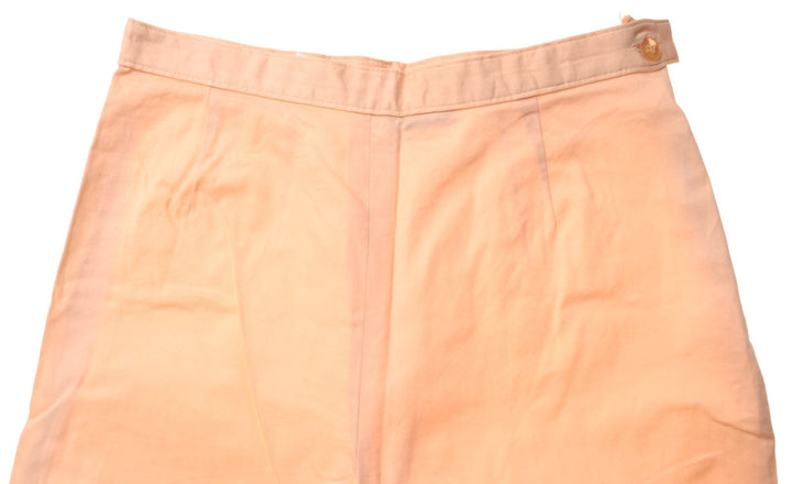 ETHIMO Womens Chino Trousers W26 L25 Yellow Straight Vintage - Second Hand & Vintage Designer Clothing - Messina Hembry