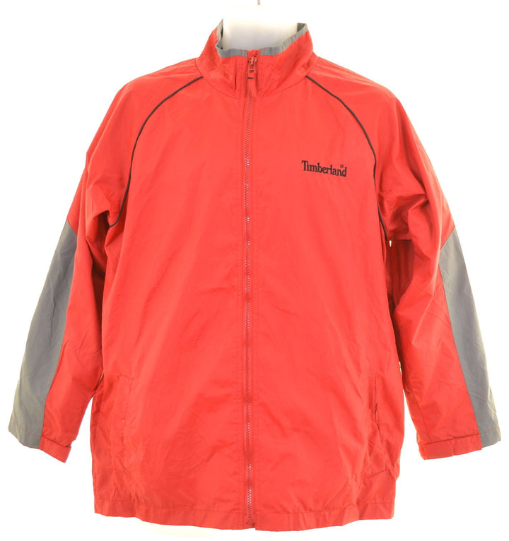 TIMBERLAND Boys Overjacket 15-16 Years XL Red Nylon - Second Hand & Vintage Designer Clothing - Messina Hembry