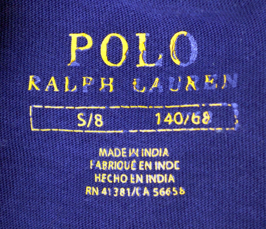 PAUL & JOE Boys Top Long Sleeve 7-8 Years Small Navy Blue Cotton - Second Hand & Vintage Designer Clothing - Messina Hembry