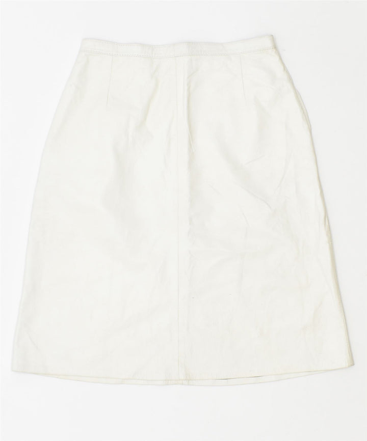 VINTAGE Womens A-Line Skirt Small W26 White | Vintage | Thrift | Second-Hand | Used Clothing | Messina Hembry 
