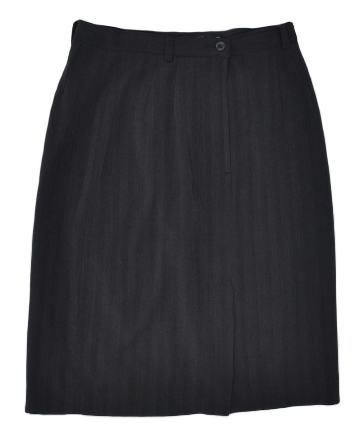 BELFE & BELFE Womens High Waist Pencil Skirt IT 42 Medium W26 Grey | Vintage | Thrift | Second-Hand | Used Clothing | Messina Hembry 