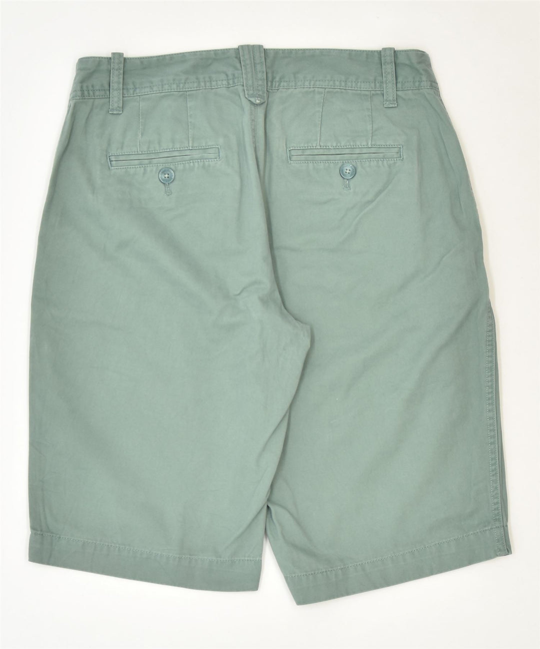 EDDIE BAUER Womens Chino Shorts US 6 Medium W30 Green Cotton Classic | Vintage | Thrift | Second-Hand | Used Clothing | Messina Hembry 