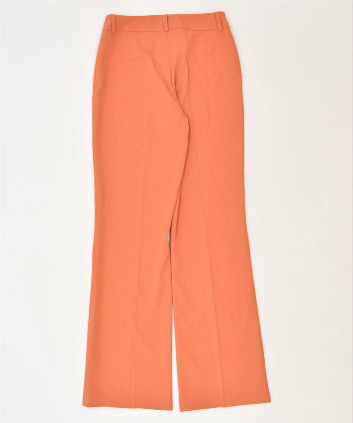 YOORS Womens Bootcut Suit Trousers EU 36 Small W28 L33 Orange Classic | Vintage | Thrift | Second-Hand | Used Clothing | Messina Hembry 