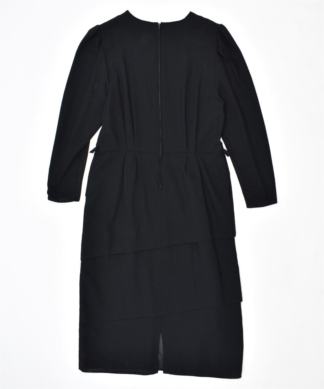 CANDA Womens Basic Dress IT 44 Medium Black Polyester Vintage | Vintage | Thrift | Second-Hand | Used Clothing | Messina Hembry 