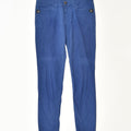 REFRIGIWEAR Womens Slim Casual Trousers W27 L28 Blue Cotton Classic | Vintage | Thrift | Second-Hand | Used Clothing | Messina Hembry 